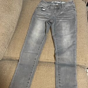 Girl’s jeans. Acid wash black. barely worn. Size 8